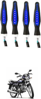 Delhismart Side LED Indicator Light for Hero Splendor Pro(Blue)