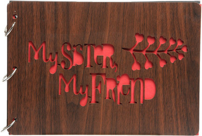 SEHAZ ARTWORKS MySisMyFrnd-A4 Album(Photo Size Supported: 6 X 4)