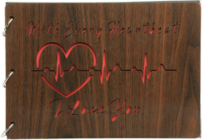 SEHAZ ARTWORKS HeartBeat-A4 Album(Photo Size Supported: 6 X 4)