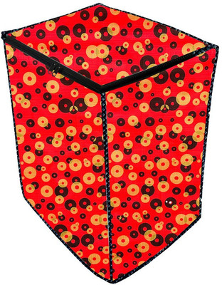 JM Homefurnishings Semi-Automatic Washing Machine  Cover(Width: 83 cm, Red)