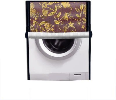 JM Homefurnishings Front Loading Washing Machine  Cover(Width: 71 cm, Brown)