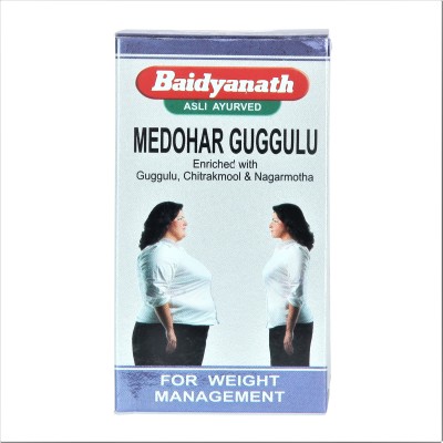 Baidyanath Medohar Guggulu 120 Tablets for Weight Management(Pack of 2)