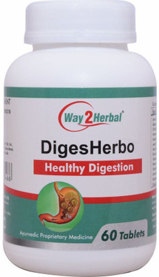 Way2Herbal Diges Herbo Healthy Digestion Tablets - 60 Tablets(550 Tablets)
