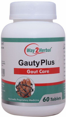 Way2Herbal GAUTYPLUS - 60 Tablets Pack of 4(Pack of 4, 240 Tablets)