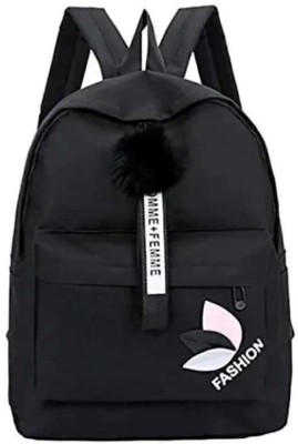 KGN Waterproof Fashion Backpack 15 L Backpack(Black)