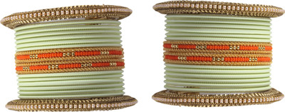 Shiv_Jewels Alloy Pearl Gold-plated Bangle Set(Pack of 32)