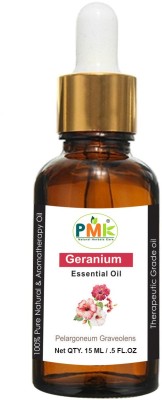 PMK Natural Geranium Essential Oil Therapeutic Grade Oil For Skin Care(15 ml)
