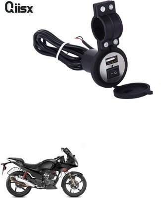 Qiisx QIX_2171 Heavy Duty Bike Mobile USB Charger For Ho Karizma 5 A Bike Mobile Charger