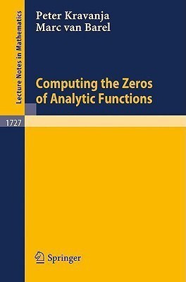 Computing the Zeros of Analytic Functions(English, Paperback, Kravanja Peter)