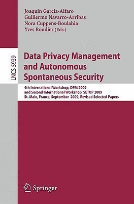 Data Privacy Management and Autonomous Spontaneous Security(English, Paperback, unknown)