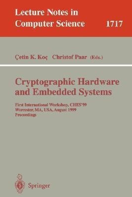 Cryptographic Hardware and Embedded Systems(English, Paperback, unknown)