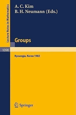 Groups - Korea 1983  - Proceedings of a Conference on Combinatorial Group Theory Held at Kyoungju, Korea, August 26-31, 1983(English, Paperback, unknown)