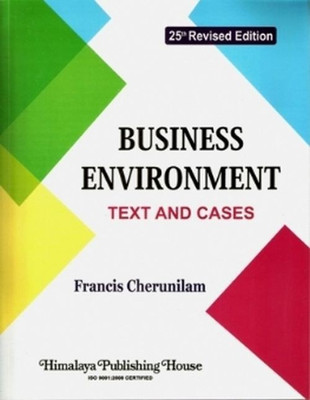 Business Environment Text & Cases(English, Paperback, Cherunilam Francis)