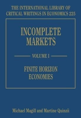 Incomplete Markets(English, Hardcover, unknown)
