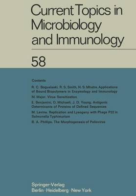 Current Topics in Microbiology and Immunology(English, Paperback, Schweiger H. G.)
