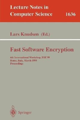Fast Software Encryption(English, Paperback, unknown)