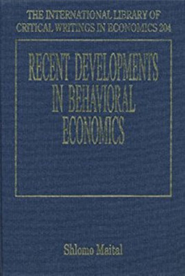 Recent Developments in Behavioral Economics(English, Hardcover, unknown)