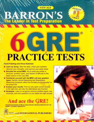 Barron's 6 GRE Practice Tests(English, Paperback, Freeling David)