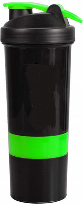 KITCHEN INDIA 500 ml Plastic Shaker(Pack of 1, Red, Black)