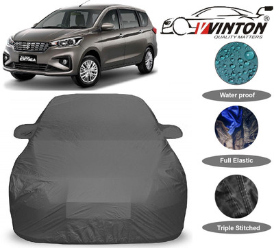 V VINTON Car Cover For Maruti Suzuki Ertiga (With Mirror Pockets)(Grey)