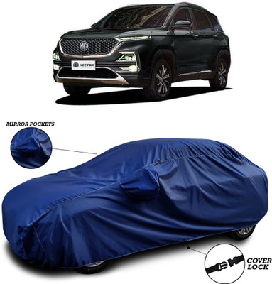 ANTHUB Car Cover For MG Hector (With Mirror Pockets)(Blue)