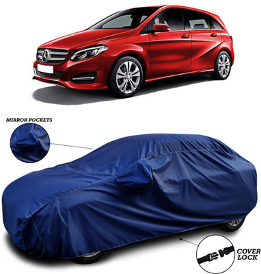 SEBONGO Car Cover For Mercedes Benz B-Class Facelift (With Mirror Pockets)(Blue)