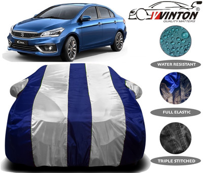V VINTON Car Cover For Maruti Suzuki Ciaz (With Mirror Pockets)(Multicolor)