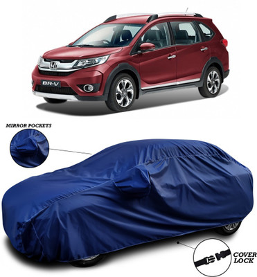 ANTHUB Car Cover For Honda BR-V (With Mirror Pockets)(Blue)