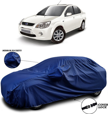 SEBONGO Car Cover For Ford Fiesta Classic (With Mirror Pockets)(Blue)