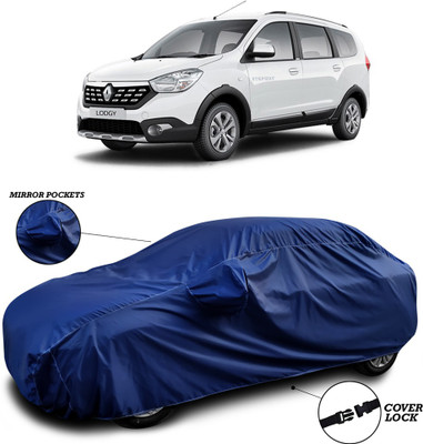 ANTHUB Car Cover For Renault Lodgy (With Mirror Pockets)(Blue)
