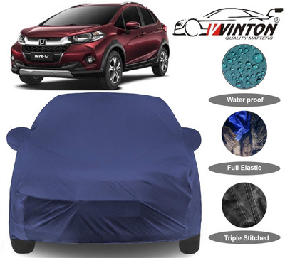V VINTON Car Cover For Honda WR-V (With Mirror Pockets)(Blue)