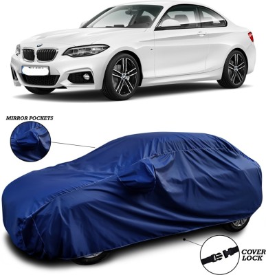 SEBONGO Car Cover For BMW 2 Series (With Mirror Pockets)(Blue)