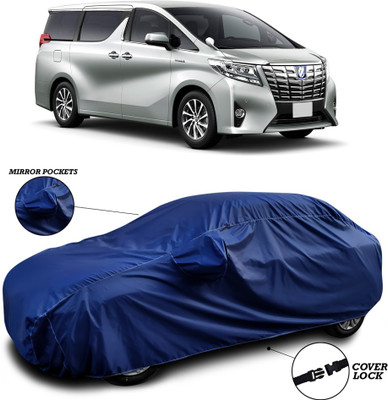 ANTHUB Car Cover For Toyota Alphard (With Mirror Pockets)(Blue)