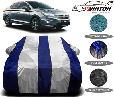 V VINTON Car Cover For Honda City i-Vtec (With Mirror Pockets)(Multicolor)