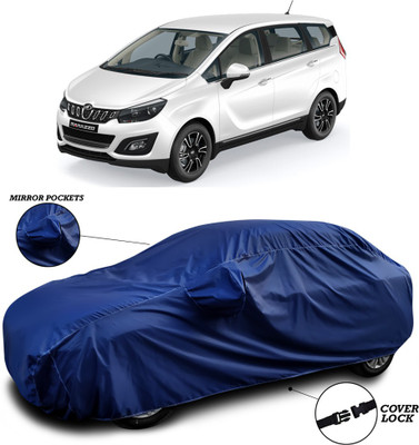ANTHUB Car Cover For Mahindra Marazzo (With Mirror Pockets)(Blue)