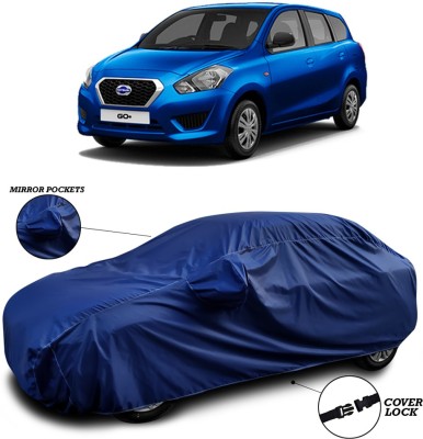 SEBONGO Car Cover For Nissan Go+ (With Mirror Pockets)(Blue)