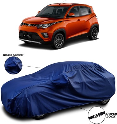 ANTHUB Car Cover For Mahindra e2o NXT (With Mirror Pockets)(Blue)