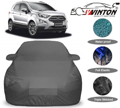 V VINTON Car Cover For Ford Ecosport (With Mirror Pockets)(Grey)