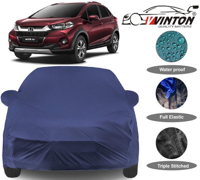 V VINTON Car Cover For Honda WRV (With Mirror Pockets)(Blue)