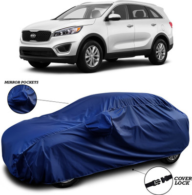 ANTHUB Car Cover For Kia Sorento (With Mirror Pockets)(Blue)
