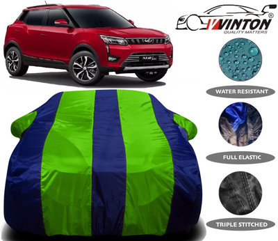 V VINTON Car Cover For Mahindra XUV 300 (With Mirror Pockets)(Green)