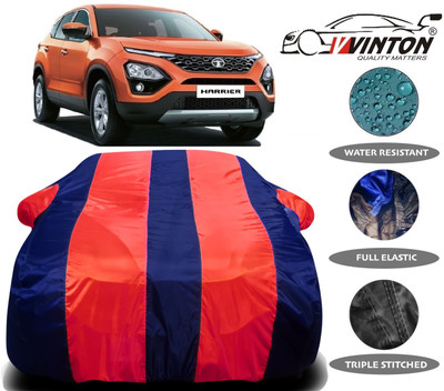 V VINTON Car Cover For Tata Harrier (With Mirror Pockets)(Red)