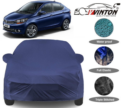 V VINTON Car Cover For Tata Tigor (With Mirror Pockets)(Blue)
