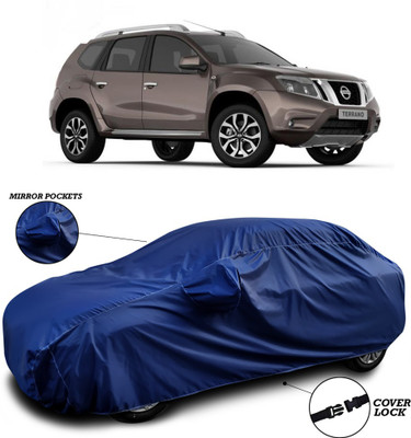 ANTHUB Car Cover For Nissan Terrano (With Mirror Pockets)(Blue)