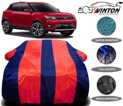 V VINTON Car Cover For Mahindra XUV 300 (With Mirror Pockets)(Red)