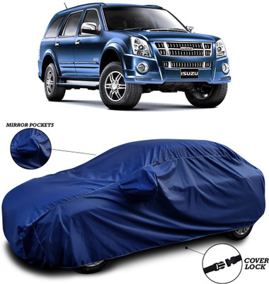 ANTHUB Car Cover For Isuzu MU-7 (With Mirror Pockets)(Blue)