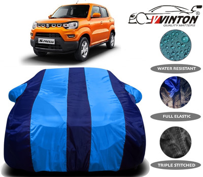 V VINTON Car Cover For Maruti Suzuki S-Presso (With Mirror Pockets)(Multicolor)