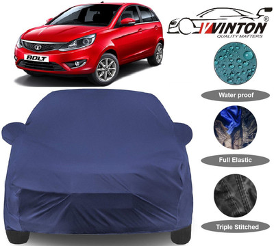 V VINTON Car Cover For Tata Bolt (With Mirror Pockets)(Blue)