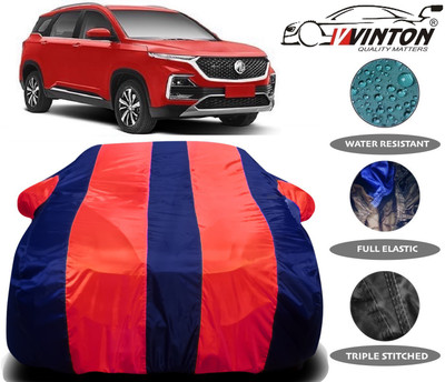 V VINTON Car Cover For MG Hector (With Mirror Pockets)(Red)