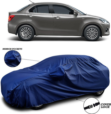 ANTHUB Car Cover For Maruti Dzire (With Mirror Pockets)(Blue)